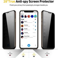 MCasering Iphone Xs Mat Hayalet Gizli Tam Kaplayan Kırılmaz Cam Seamik