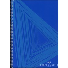 Faber-Castell Faber Castell Waves Kapak Defter  80 Yaprak Kareli 4 Adet