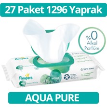 Prima Pampers Aqua Pure Islak Havlu Mendil 48 x 27 1296 Yaprak