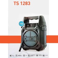 Jakku TS-1283 Taşınabilir Kablosuz 6.5 Inç Bluetooth Hoparlör Hediyeli