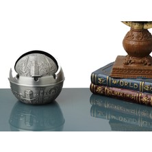 Elifeshop Lüks Yöresel Motifli Döküm Küllük Kül Tablası Para Anahtar Yuvası Biblo Hediyelik Dekoratif Ürün 8cm