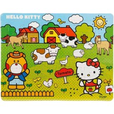 Witty Puzzlezz 36 Parça Puzzle: Hello Kitty Çiftlikte