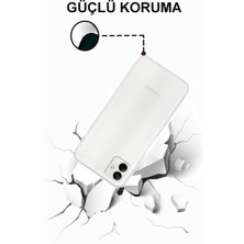 Case World Caseworld Samsung Galaxy A04E ile Uyumlu Kapak Kamera Korumalı Tıpalı Şeffaf Silikon Kılıf