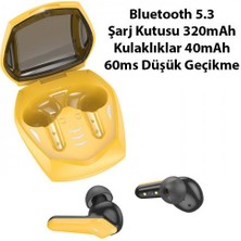 Polhammobile Polham BT5.3V Oyun Modlu Ses Gecikmesiz Mikrofonlu Bluetooth Kulaklık, Uzun Şarjlı, Gaming Kulaklık