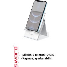 Sword Silikonlu Kaymaz Telefon Tutucu Stand