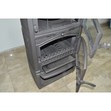 Flame Stove FS-013YKST Yandan Kapaklı Kuzineli Pik Döküm Şömine Soba