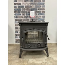 Flame Stove FS-15YK4 Camlı Yandan Kapaklı Döküm Şömine Soba