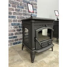 Flame Stove FS-15YK4 Camlı Yandan Kapaklı Döküm Şömine Soba