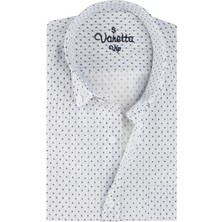 Varetta Erkek Mavi Cepli Klasik Kesim Pamuklu Uzun Kollu Gömlek