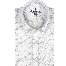 Varetta Erkek Gri Cepli Klasik Kesim Pamuklu Uzun Kollu Gömlek