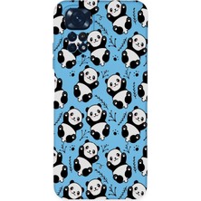 Printify Xiaomi Redmi Note 11 Pro ile Uyumlu Lansman Kılıf Panda Tasarımlı Içi Kadife Kaplı Kapak