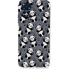 Printify Xiaomi Redmi Note 11S ile Uyumlu Lansman Kılıf Panda Tasarımlı Içi Kadife Kaplı Kapak