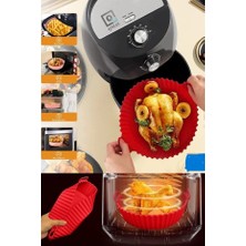 Yakut Airfryer Fırın Slikon Pişirme Kalıbı 19 Cm