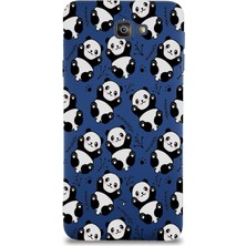 Printify Samsung Galaxy J7 Prime 2 ile Uyumlu Lansman Kılıf Panda Tasarımlı Içi Kadife Kaplı Kapak
