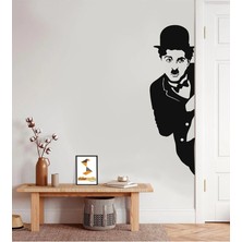 Kt Grup Charlie Chapline Dekoratif Duvar Sticker - Duvar Dekoru