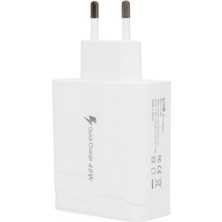 Quick Charge 48W 4 USB + 18W Pd Çoklu Şarj Başlığı Type C Girişli Hızlı Şarj Adaptörü A501-1