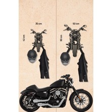 Evay Kask Tutacağı  Metal Motosiklet Kask Tutucu Harley Davidson Kask Tutucu