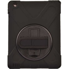 Heptek İletişim Apple iPad Mini 4 / 5 Kılıf Askılı Standlı Tank Koruyucu Dönen A1538 A1550 A2133 A2124 A2125 A2126 (Defender)