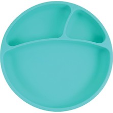 OiOi Bella Night Oioi Porsiyon Vakum Tabanlı Silikon Tabak  - Aqua Green
