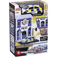 Bburago City Street Fire City Oyun Seti - Polis Merkezi
