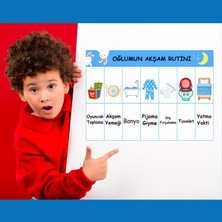 MCU kraft Günlük Rutin Tablosu Erkek Çocuklar İçin Harika Bir Akşam Rutin Çizelgesi Akşam Rutin Tablosu