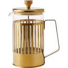 Karaca Stripe Borosilikat Cam French Press 600 ml