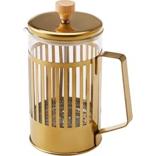 Karaca Stripe Borosilikat Cam French Press 600 ml