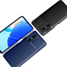 Voyo Huawei Nova 9 Se Kılıf Karbon Tasarım Darbe Emici Silikon Koruma Voyo