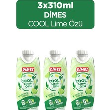 Dimes Cool Lime Özü 310 ml x 3 Adet
