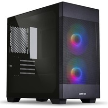 Lian Li Lancool 205M Mesh Black 2x140mm ARGB Fan Temperli Cam USB 3.0 Mesh Siyah mATX Mid-Tower Gaming Kasa