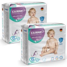 Carine 2'li Paket Premium Bebek Bezi 6 Numara Extralarge 27 x2