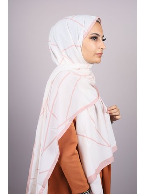 Modakaşmir  Moda Kaşmir Pembe Serisi Medine Ipeği Şal - Renk-08 -93