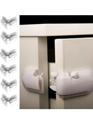 Miningaa 6 Adet Vidasİz İz Bırakmaz Bebek Çocuk Dolap Köşe Kenar Emniyet  Çocuk Bebek Güvenlik Emniyet Seti