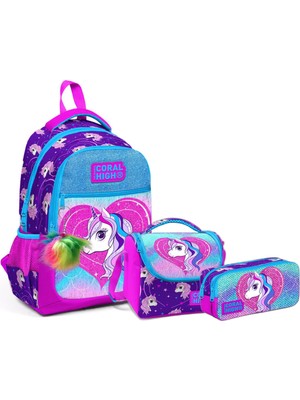Coral High Adalinhome 3 Bölmeli Çanta Seti