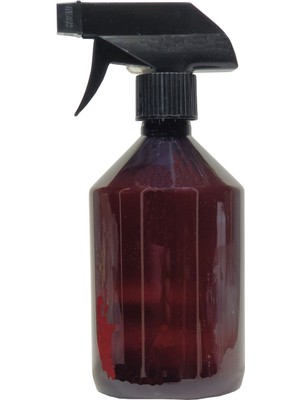 Paradise 1 Adet Spreyli Amber Renk Boş Pet Şişe 500 ml