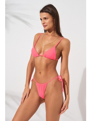 Pierre Cardin Üçgen Brazilian Bikini Nar-Cıcegı 231245