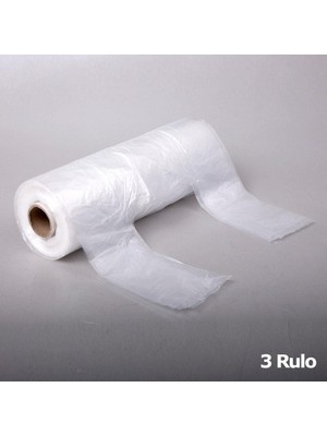 Arma Rulo Şeffaf Market Poşet Torba - Hışır Atlet Poşet - Büyük Boy - 200 Adetlik 3 Rulo
