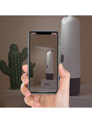 Htun Yaratıcı Basit Katlanır LED Masa Lambası, USB Şarj Edilebilir Öğrenci Öğrenme Taşınabilir Masa Lambası, Okuma Göz Koruma Masaüstü Küçük Masa Lambası (Yurt Dışından)