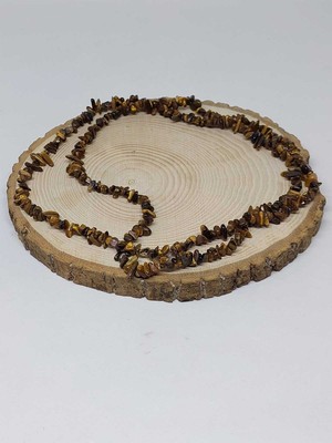 Yaşam Tohumu Kaplan Gözü Taşı Minik Boy 4-6mm Aralığı Şekilsiz Taşlar Dizi