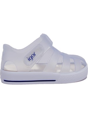 Igor S10171 Star Beyaz Ortopedik Günlük Kız Çocuk Sandalet