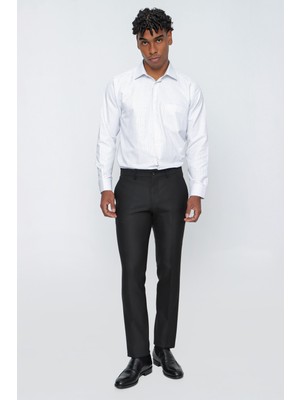 Likralı Slim Fit Dar Kesim Klasik Pantolon 1003225171