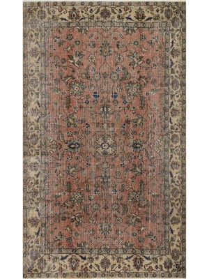 Sempati Halı Bohem Vintage El Yapımı Eskitme Yün  Halı - 147X246 cm 9954