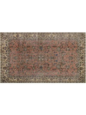 Sempati Halı Bohem Vintage El Yapımı Eskitme Yün  Halı - 147X246 cm 9954