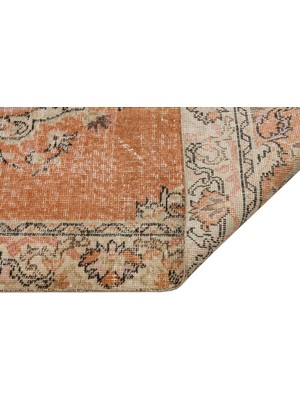 Sempati Halı Doğal Vintage El Dokuma  Eşsiz Halı Eskitme Halısı - 119X226 cm 9924