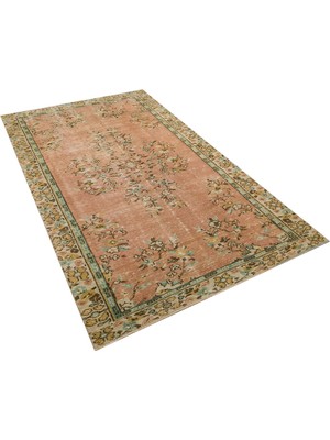 Sempati Halı Bohem Vintage El Yapımı Eskitme Yün Halı - 145X268 cm 9967