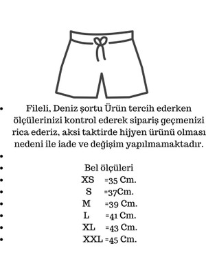 Turcobear Erkek Deniz Şort Kısa Deniz Mayosu