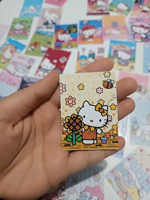 EyER Shoping Sanrio Hello Kitty Çek Kopart Sticker Kitabı 45 Adet Büyük