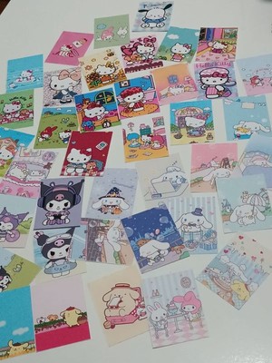 EyER Shoping Sanrio Hello Kitty Çek Kopart Sticker Kitabı 45 Adet Büyük