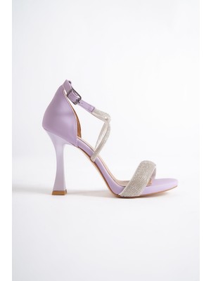 Modabuymus Sofya Bakır Taşlı Platform Topuklu Abiye Ayakkabı