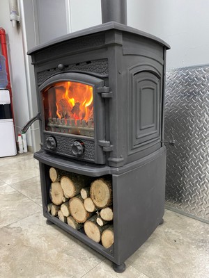 Flame Stove Fs-16 St Odun Hazneli Pik Döküm Şömine Soba